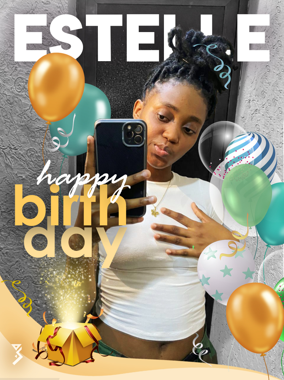 Estelle Birthday Poster